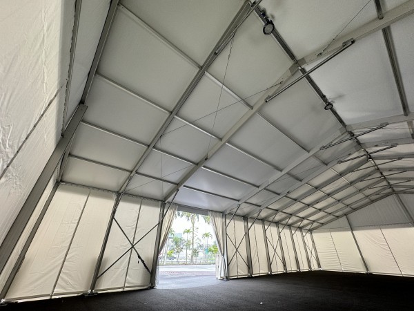Industrial Warehouse Tent Interior Roof Structure