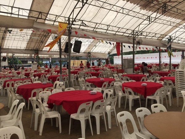 LHS Event Tent with Banquet Seating